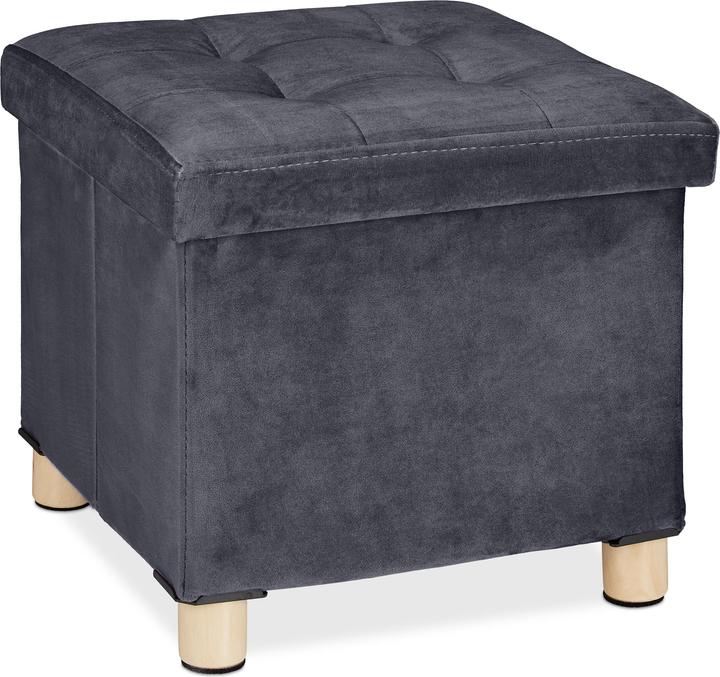 Produktbild Relaxdays Samthocker