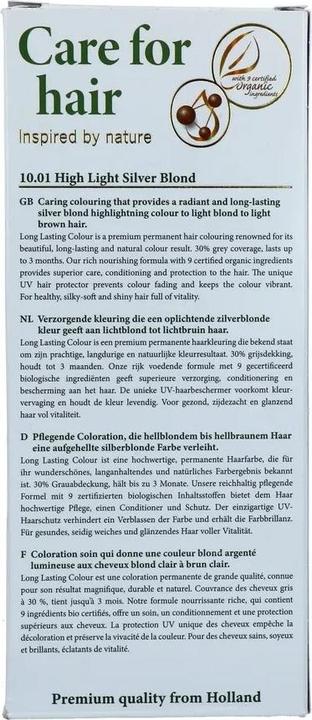 Produktbild Hennaplus Long Lasting Colour (10.01 Hell-Hell Silber Blond)