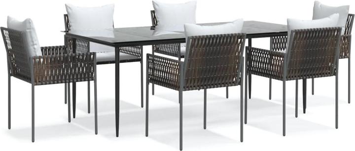 Produktbild vidaXL Garten Essgruppe (100 x 200 x 74 cm)