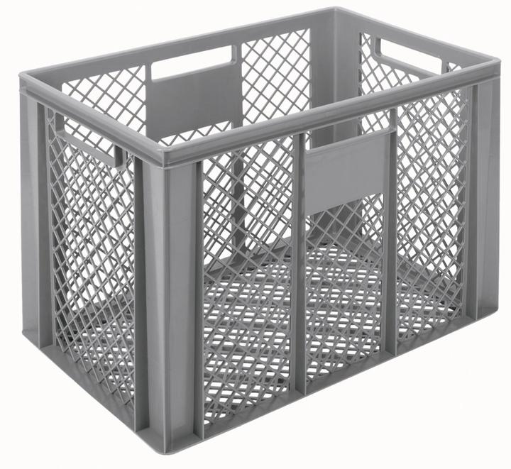 Actual product image Linum Container grey 60x40x42.6cm standard base and walls perforated (40 cm)