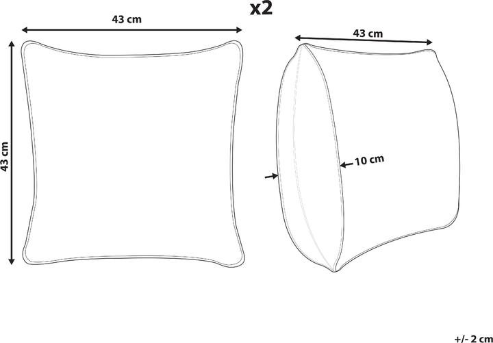 Produktbild Beliani Millet (43 x 43 cm)
