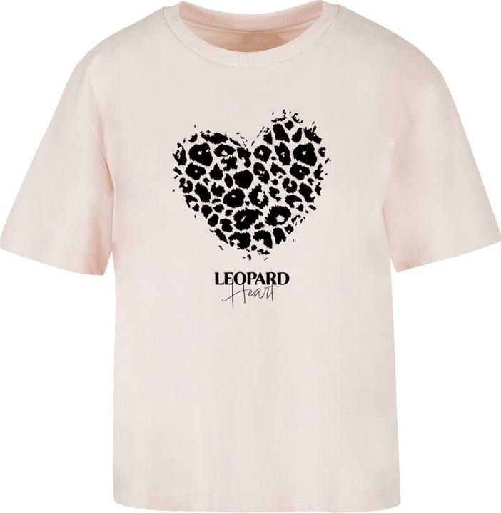 Actual product image Merchcode Ladies Leopard Heart Everyday Tee - 193473 (3XL)