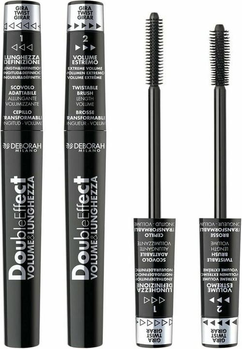 Produktbild Deborah Milano Double Effect Mascara (Schwarz)