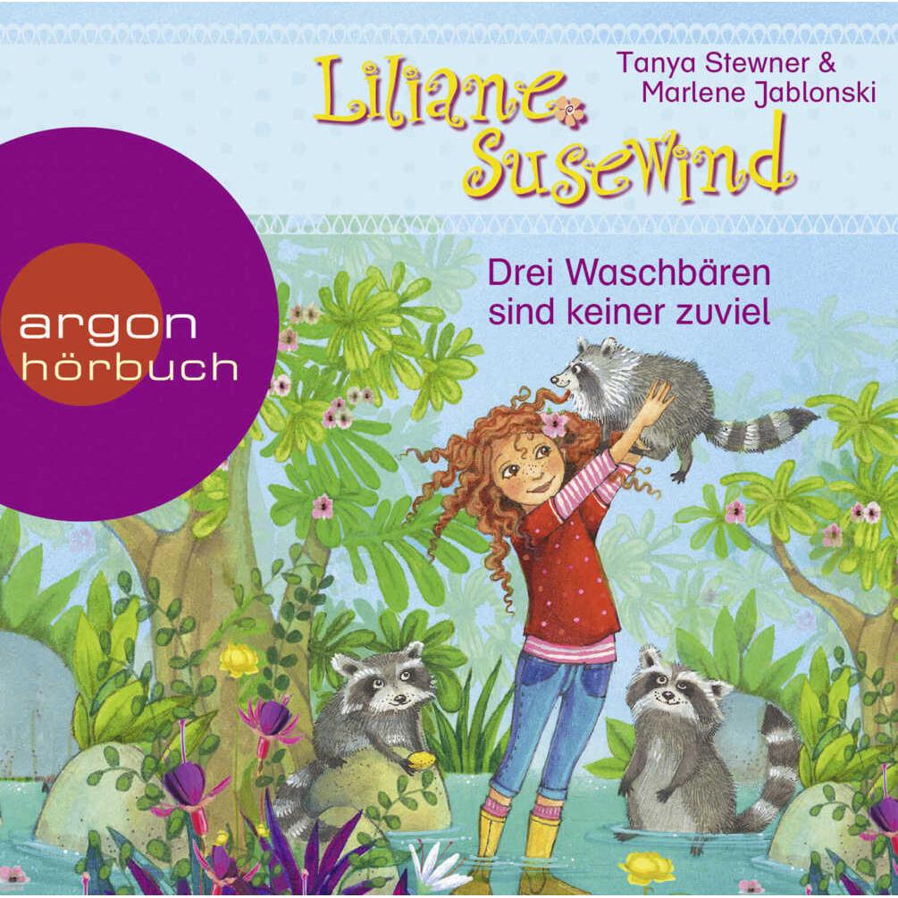Liliane Susewind Drei Waschbären sind keiner zuviel, Hörbücher von Tanya Stewner