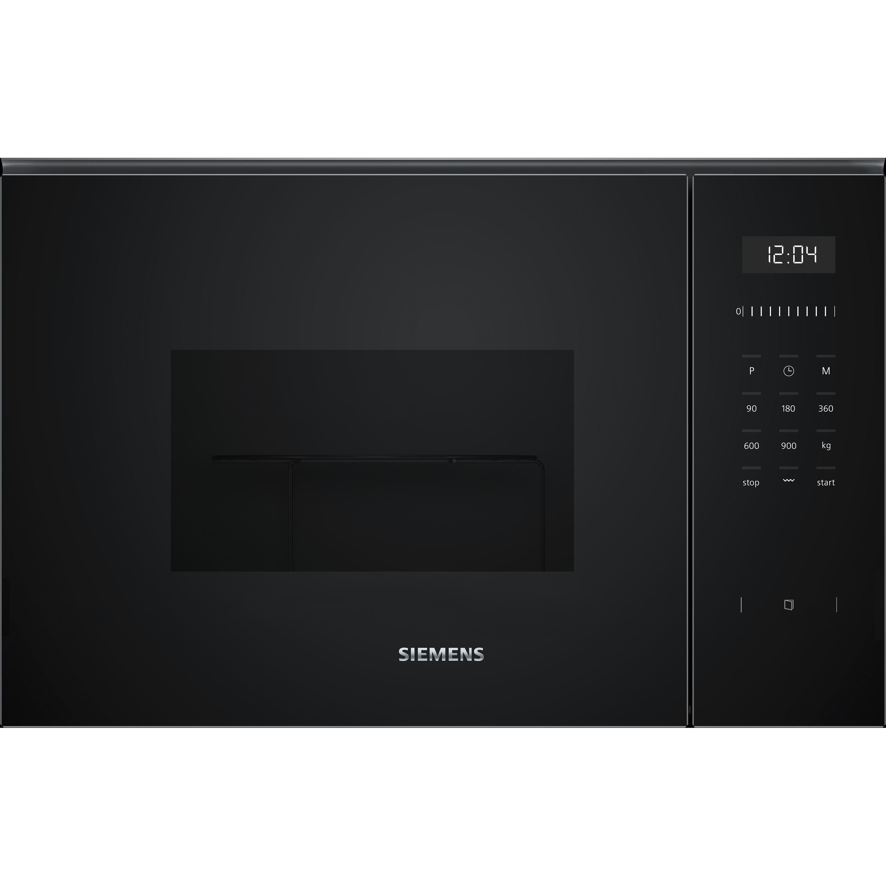 Siemens iQ500 BE555LMB1, Mikrowelle Einbau, Schwarz