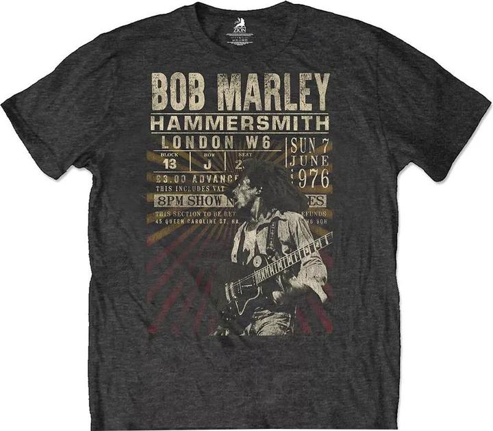 Immagine prodotto Bob Marley Hammersmith 76 Maglietta Adulto Unisex (S)