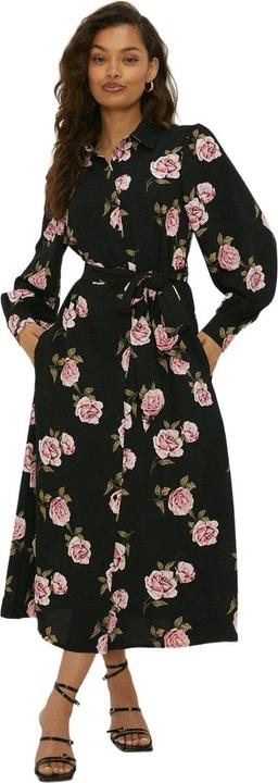Produktbild Dorothy Perkins Midi Hemd Kleid Bindegürtel (42)