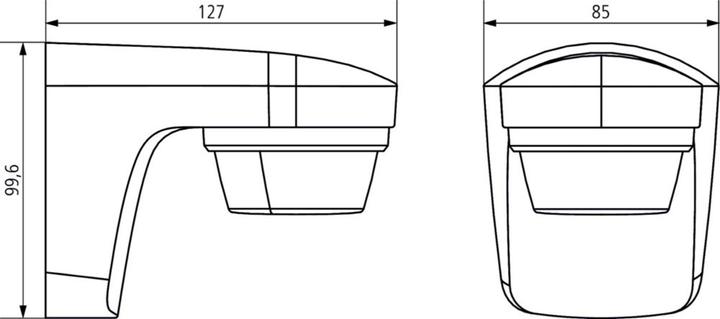 Actual product image Theben theLuxa S180 WH (12 m)