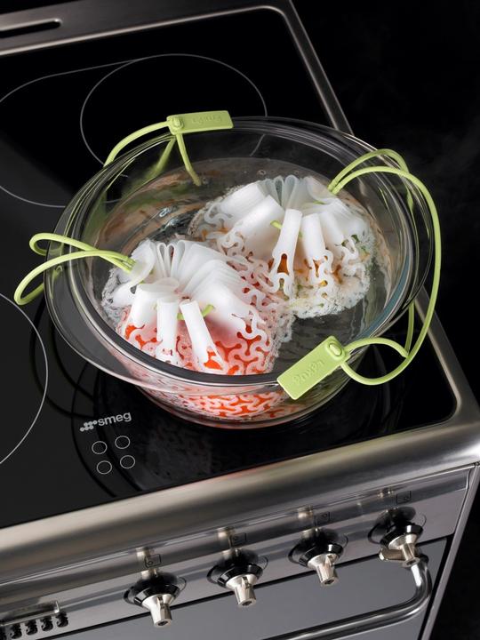 Produktbild Lékué Kochnetz Silikon weiss/grün, Ø31cm