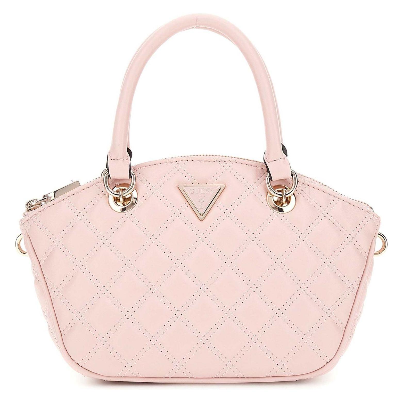 Guess, Damen, Handtasche, Giully Mini Satchel, Rosa