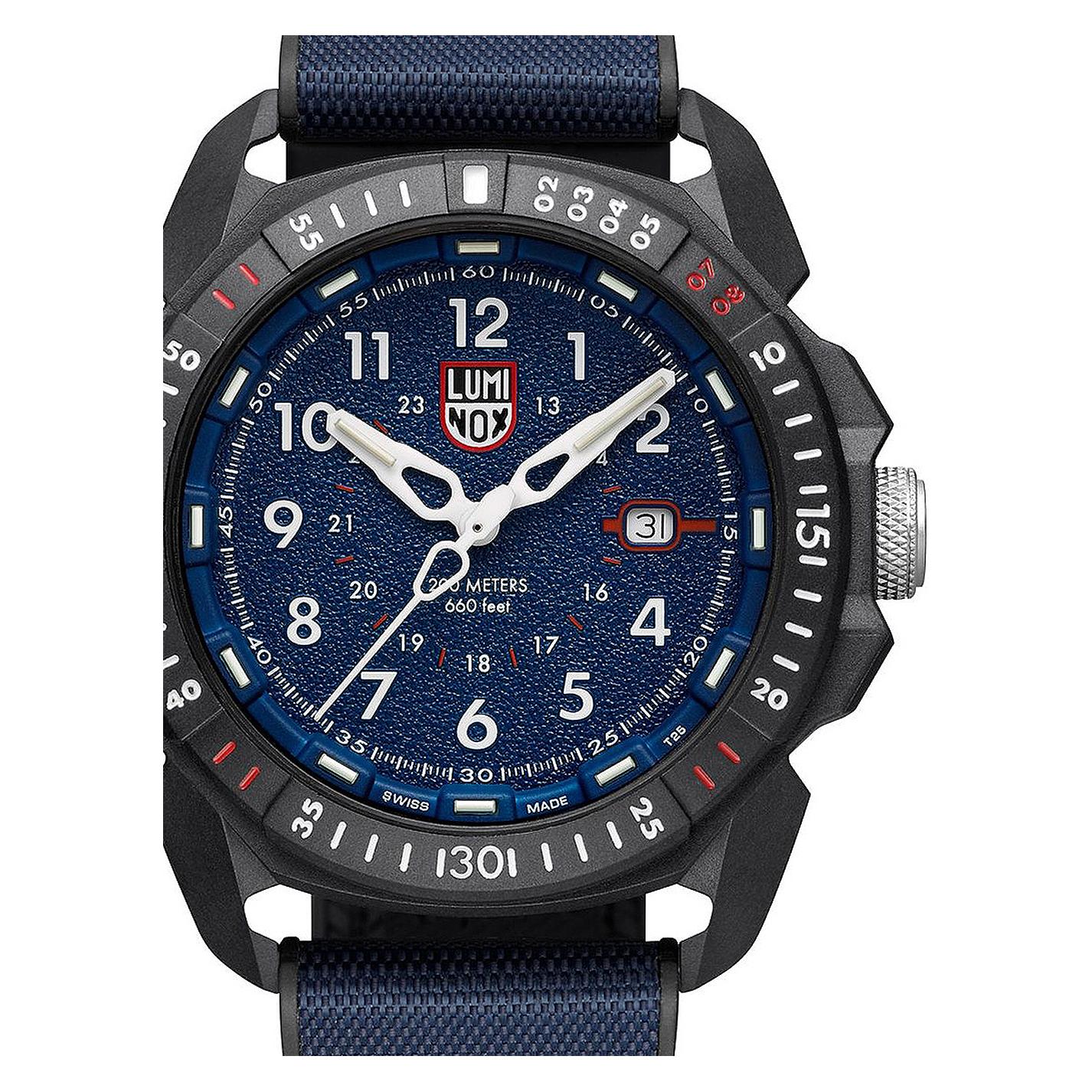 Luminox, Armbanduhr, Ice-Sar Arctic 1000 Series, Blau, (Analoguhr, Swiss Made, 46 mm)