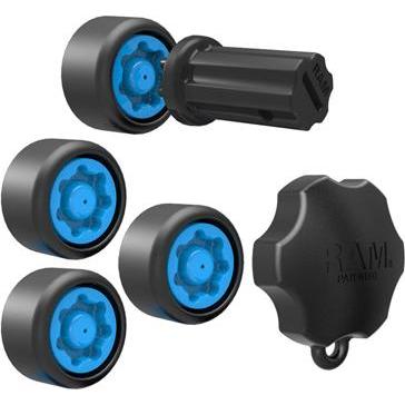 Thumbnail - RAM Mounts RAM Security Knob Kit Dbl, Barcode-Scanner Zubehör