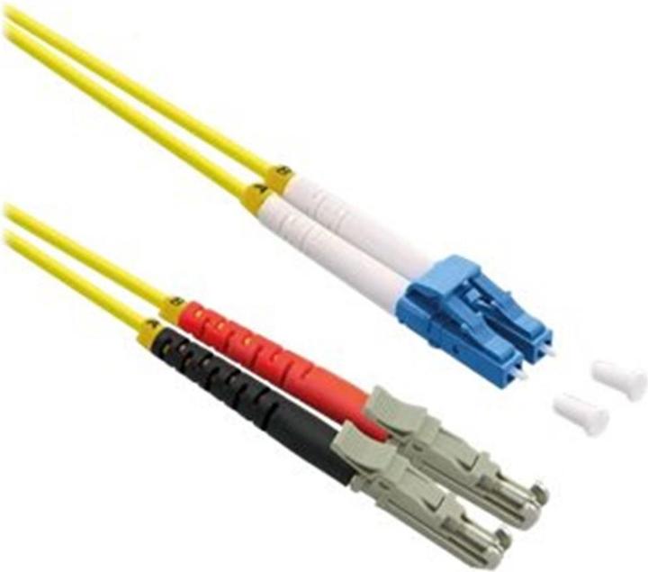 Roline Patch-Kabel LSH/APC Single-Mode (M) bis LC/UPC Einzelmodus (M) (LSOH, CAT7, 1 m)