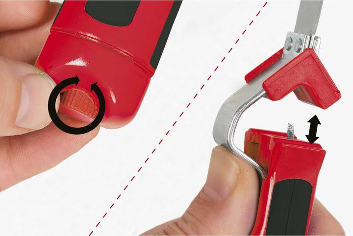 Actual product image NWS Cable knife with hook blade