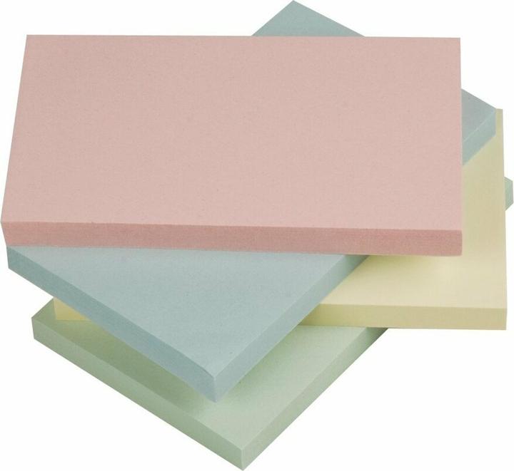 Image du produit Q-Connect Notes repositionnables Quick Notes couleurs pastel assorties (76 x 127 mm)