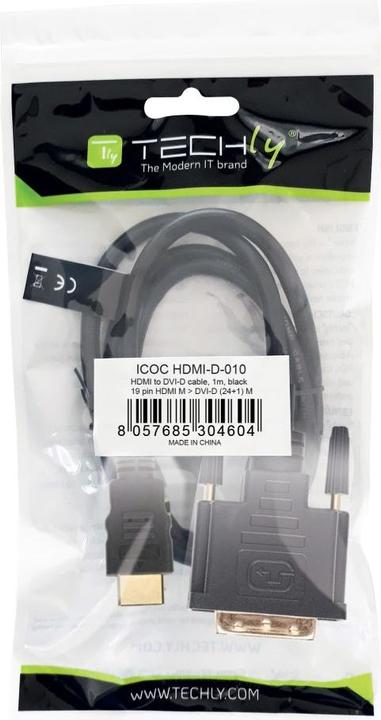 Immagine prodotto Techly HDMI (Typ A) — DVI (1 m)