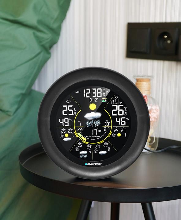 Actual product image Blaupunkt Stacja pogodowa WS65BK APP czarna