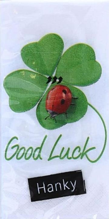 Actual product image Paper + Design Good luck handkerchiefs
