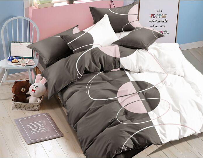 Image du produit Vedia Fourre de duvet «Tania» 200 x 210 cm + 2 taies d'oreiller 65 x 65 cm, violet (Set de linge de lit, 65 x 100 cm, 160 x 210 cm)