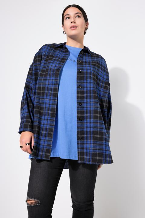 Immagine prodotto Studio Untold Camicia a quadri dal taglio oversize con colletto da camicia e maniche lunghe (50, 52)
