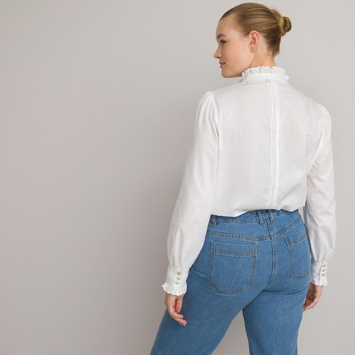 Actual product image La Redoute Collections Victorian Style Blouse Signature (44)