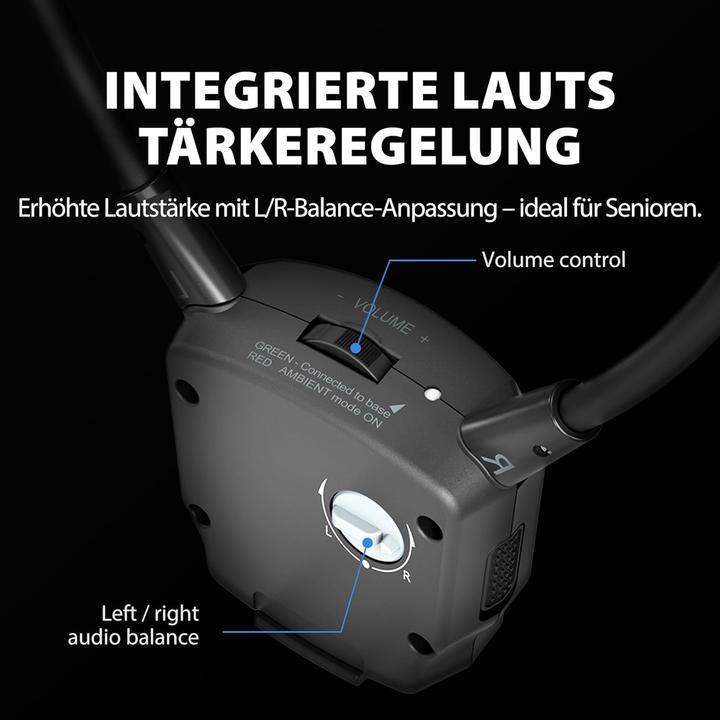 Image du produit Avantree Funk-Kopfhörer HT381 mit HF-Sender und Balanceanpassung (Sans fil)
