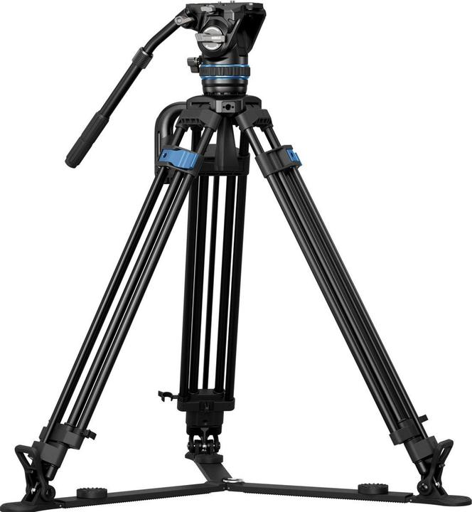 Produktbild Sirui SQ75A Aluminum Twin-Leg Video Tripod 75mm Half-Bowl + S5 Hea (SI-SQ75A+S5) (Metall)