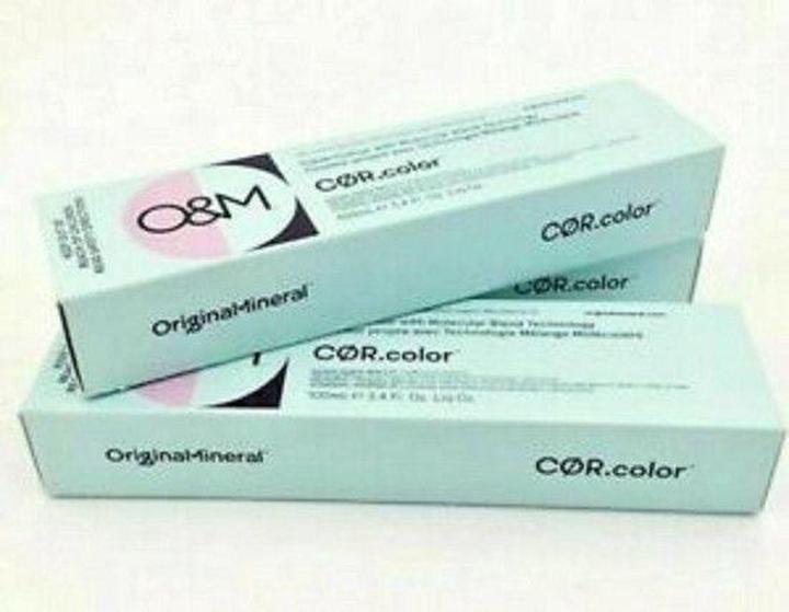 O&M Original Mineral CØR.color Cream Colour 9.6 Very Light Violet Blonde 3.4 oz (9.6 Very Light Violet Blonde)