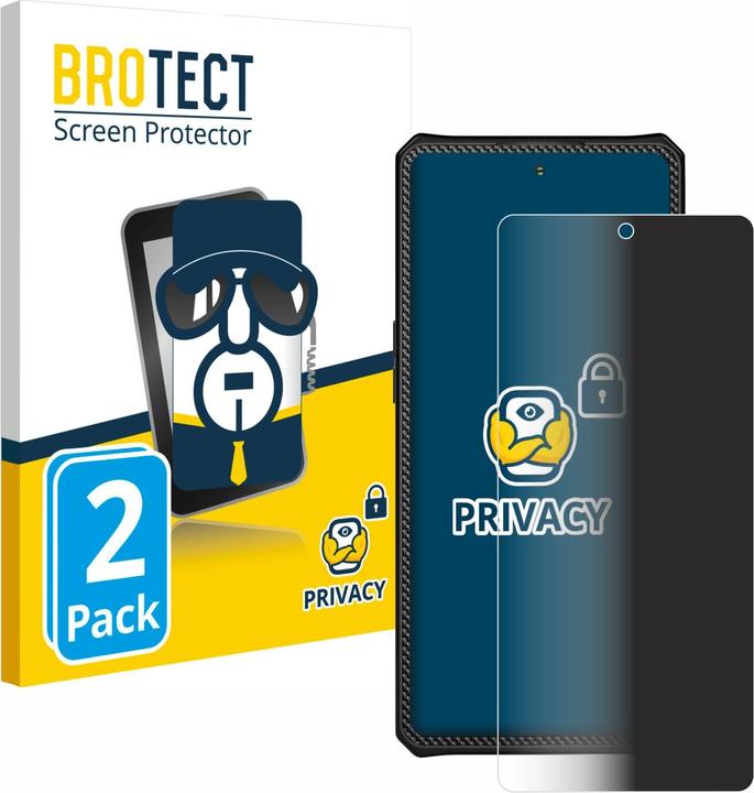 Produktbild BROTECT Sichtschutzfolie Anti-Spy Privacy Folie Blaulicht-Schutz (2 Stück, iiiF150 B3)