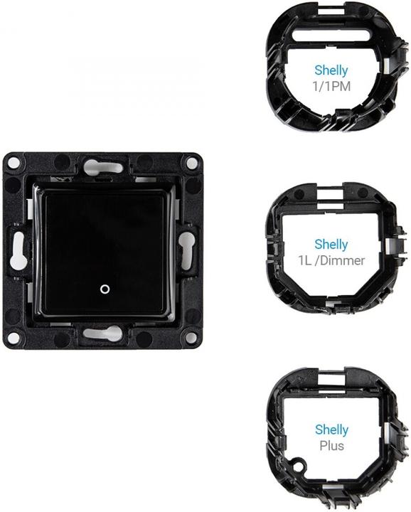 Produktbild Shelly Wall switch 1 - black