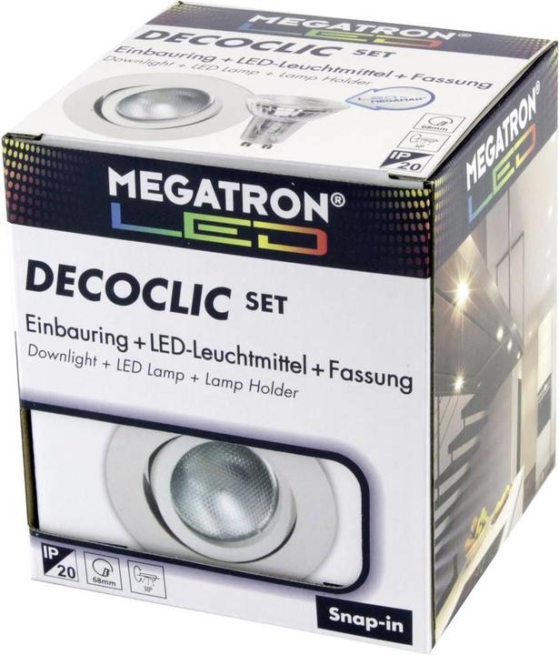 Produktbild Megatron Einbauleuchte LED (400 lm, GU10, GU5.3)