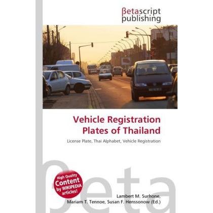 Vehicle Registration Plates of Thailand, Ratgeber