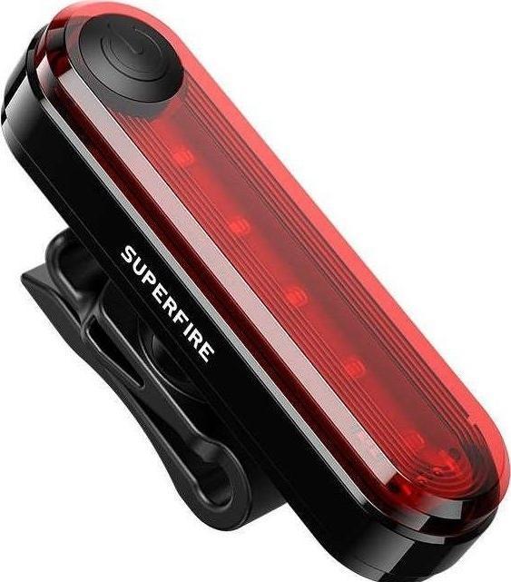 Superfire Achterlicht BTL01, USB, 230mAh