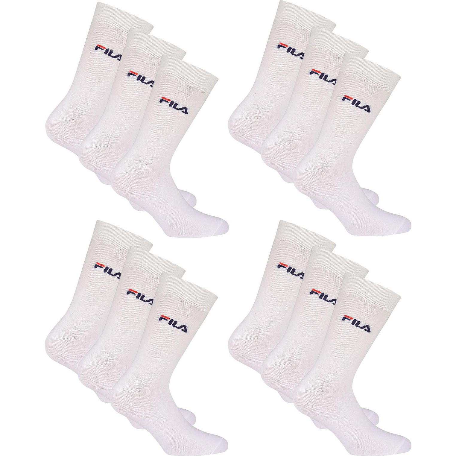 FILA, Damen, Socken, Socken, Weiss, (3er Pack, 39 - 42)