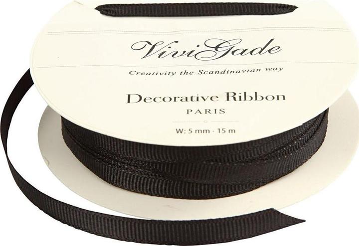 Produktbild Creativ Company Textilband 15 m Schwarz (1x)