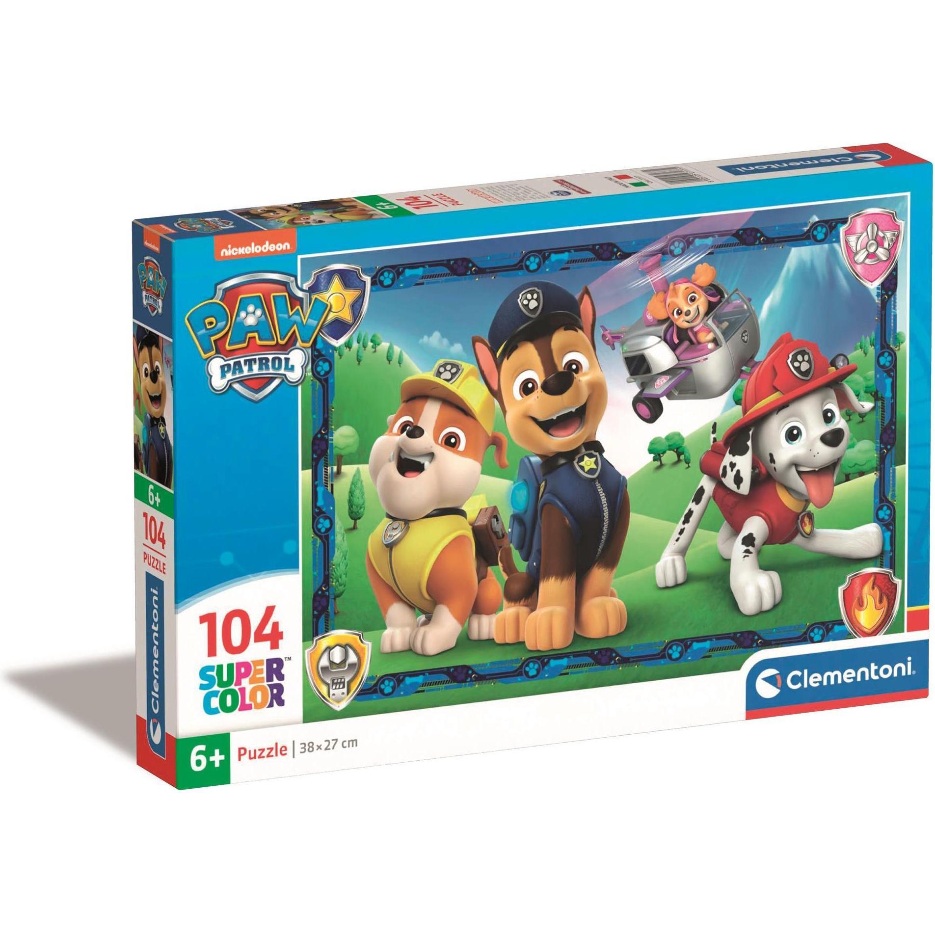 Clementoni Multicolore Puzzle - Paw Patrol, 104°. (104 Pezzi)
