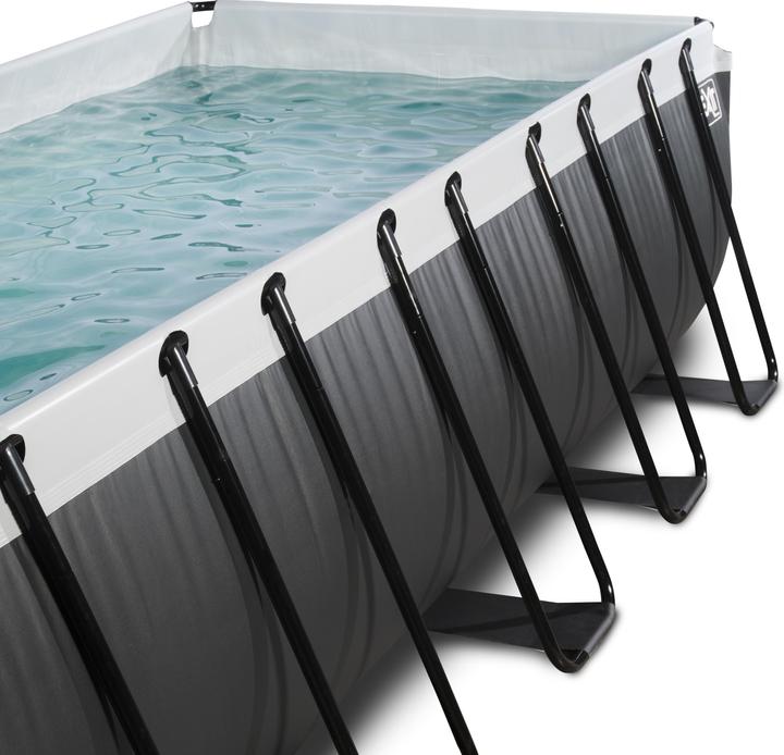 Produktbild Exit Rahmen-Pool eckig 540x250x122 cm mit Filterpumpe (625 x 335 x 122 cm)