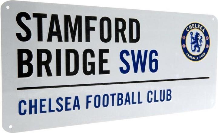Chelsea FC official street sign (40 x 18 cm)