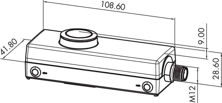 Produktbild Schlegel MBM124 GR TLI Drucktaster tastend IP65 1St.
