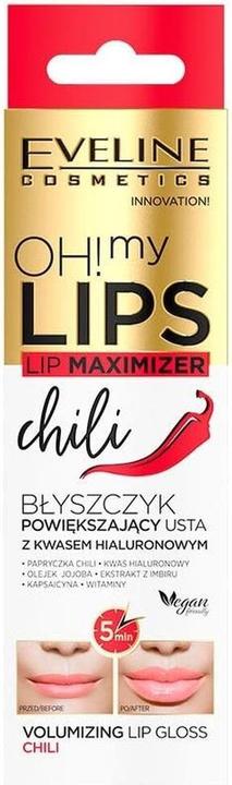 Produktbild Eveline Oh My Lips Lip Maximizer Lip Gloss From Hyaluronic Acid Chili 4.5Ml