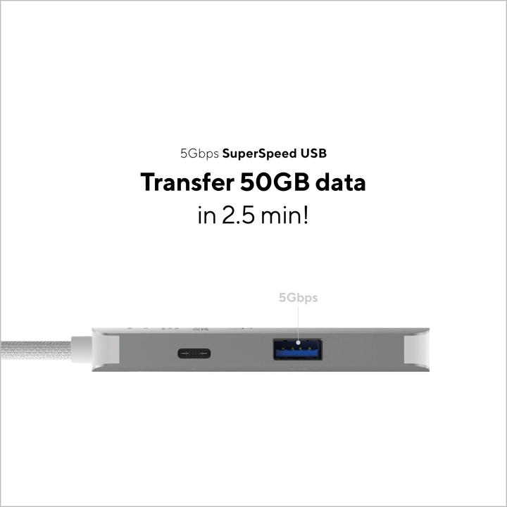 Actual product image LINQ Connects 3in1 USB-C multiport hub (USB-C, 3 ports)