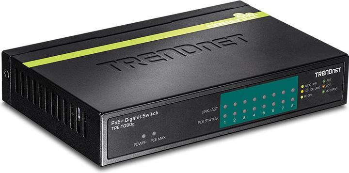 Trendnet TPE-TGG80g PoE Switch GREENnet (8 Porti)