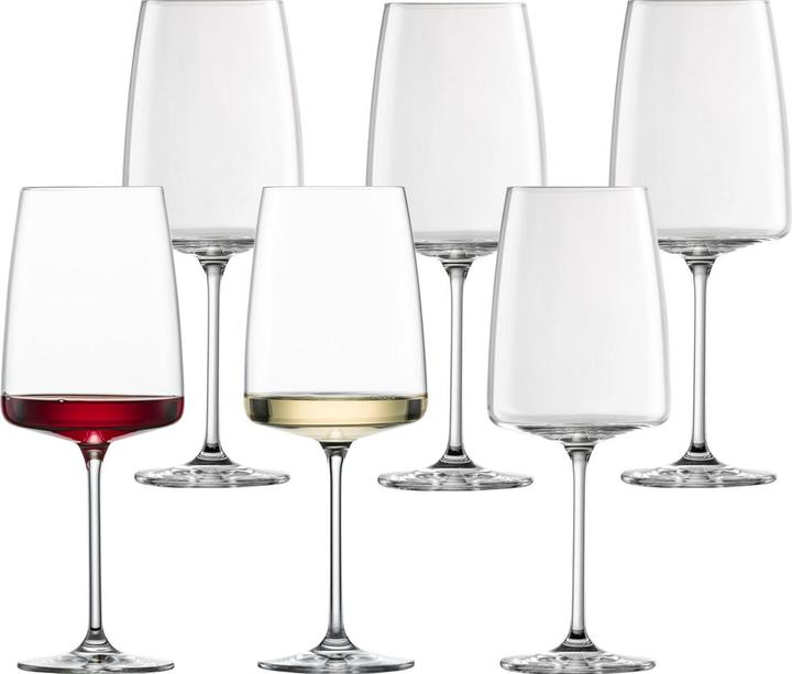 Immagine prodotto Schott Zwiesel Sensa (66 cl, 6 Occhiali, Bicchieri da vino rosso)