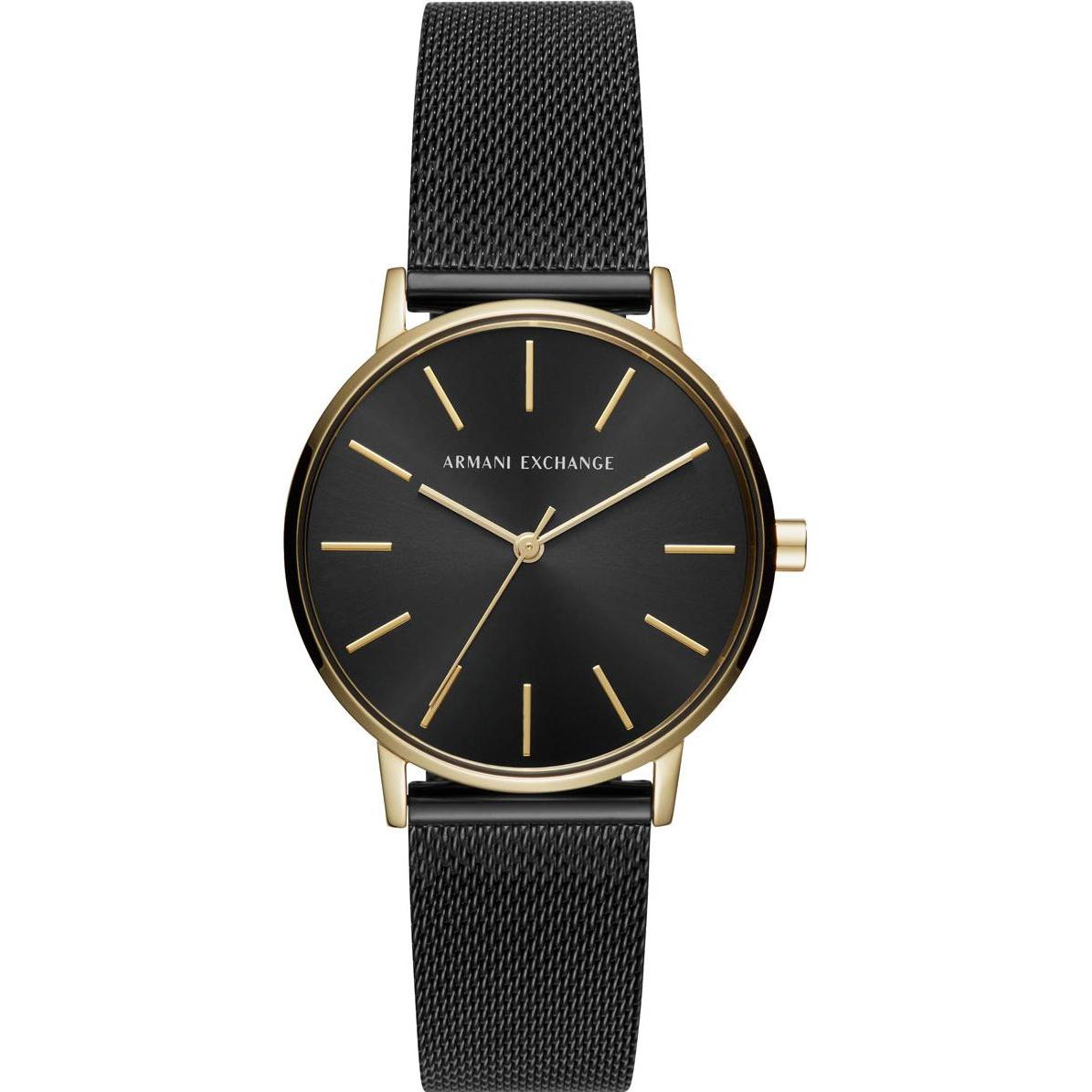 Armani Exchange, Armbanduhr, Lola, Gold, (Analoguhr, 36 mm)
