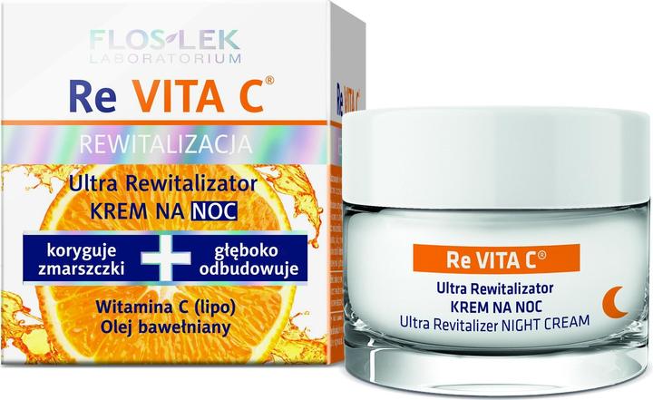 Floslek Re Vita C 40+ night face cream 50ml (50 ml, Nachtcreme)