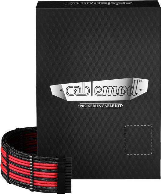 Actual product image CableMod C-Series Pro ModMesh Sleeved 12V-2x6 12VHPWR Dual StealthSense Cable Kit for Corsair RMi, R