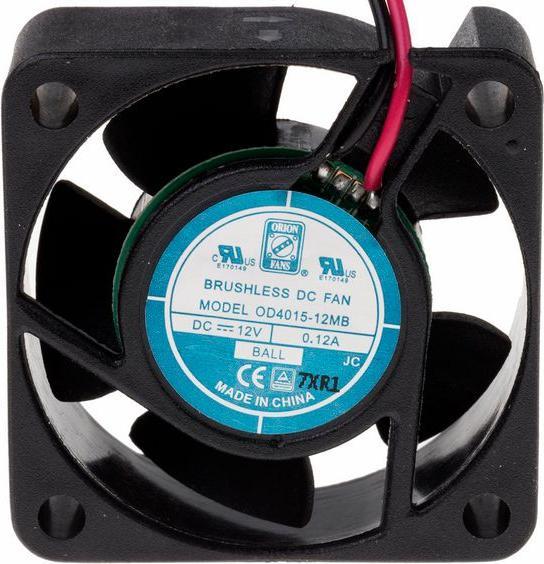 Produktbild RS PRO DC axial fan, 40x15mm 13.77cu.m/h 12V (40 mm)