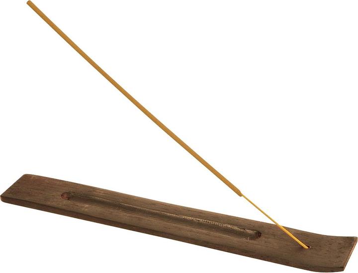 Natura Punto Porte-encens en bois, brun foncé, 26 cm