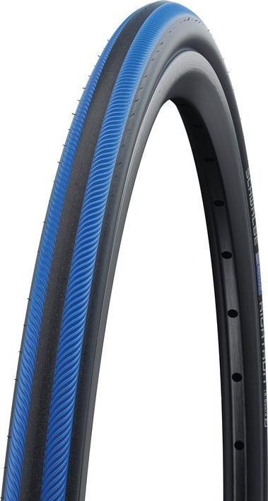 Nero con striscia blu