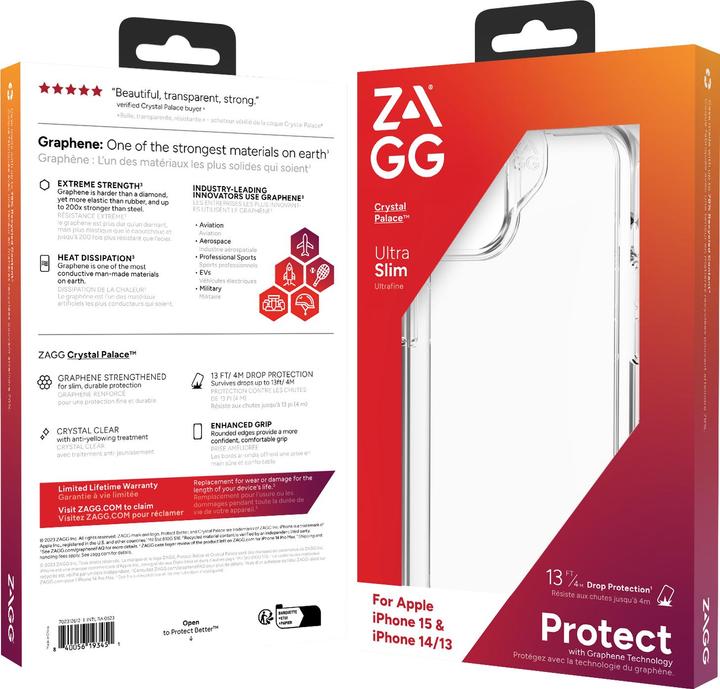 Image du produit Zagg Cases Crystal Palace (Apple iPhone 15)